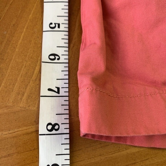 Vineyard Vines Men Sz 42 Khaki Pink Salmon Classic Fit Golf Short Flat Front - Picture 8 of 8